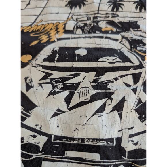 DDE Street Car Graphic Tee PreShrunk Small Men's Size Medium Huracan T-shirt EUC - Picture 6 of 10